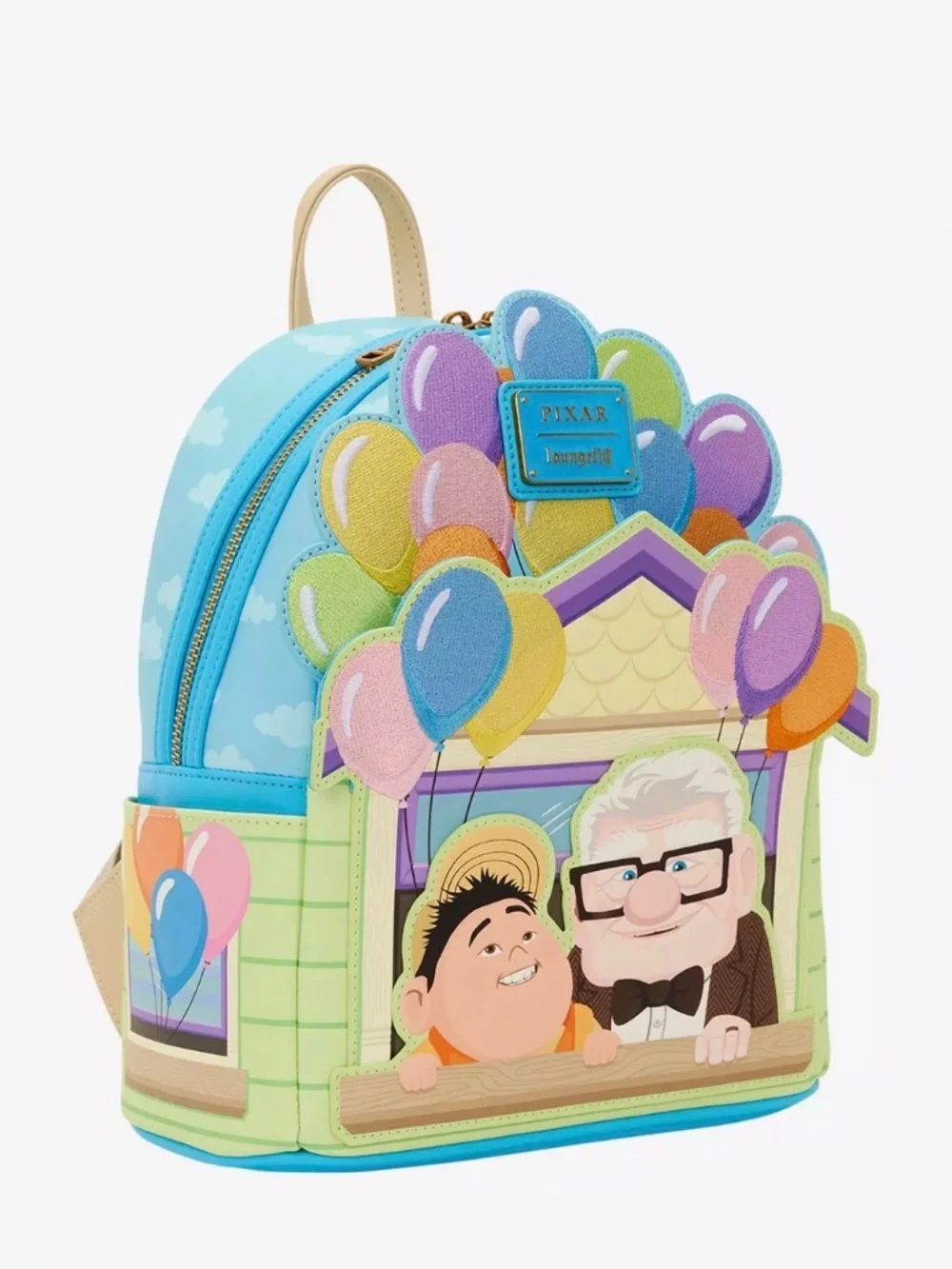 Loungefly Disney Pixar Up Carl & Russell Balloon House Figural Mini Backpack